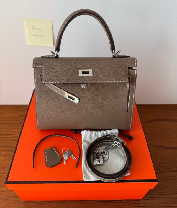 Classical Leather Bag 25 - Image 4